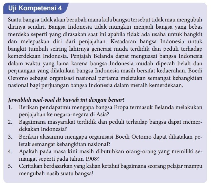 Apakah Pada Masa Kini Masih Dibutuhkan Orang-Orang Yang Memiliki Semangat Seperti Pada Tahun 1908?