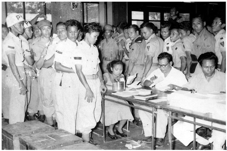 Pada Tanggal 29 September 1955 Dilaksanakan Pemilihan Umum Yang Pertama Yang Bertujuan Untuk Memilih Pemimpin Bangsa
